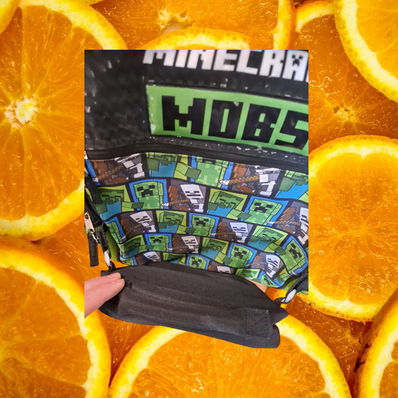 Minecraft Mods Backpack with Attached Thermal Lunch Bag - Picture 4 of 11